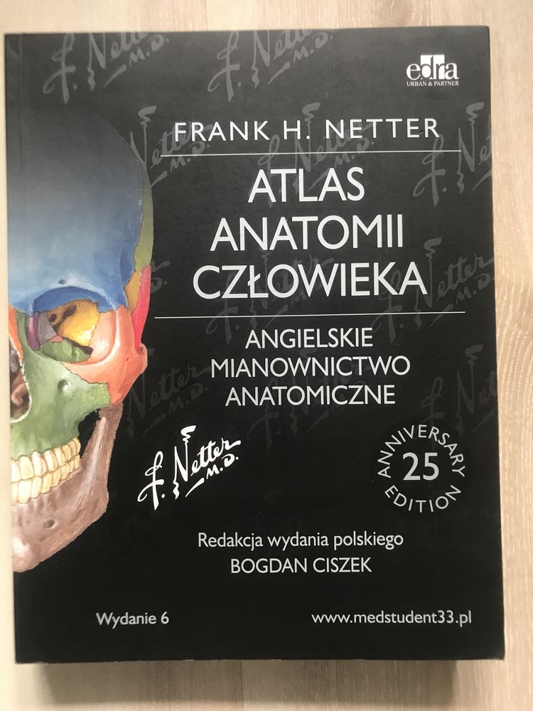 Atlas anatomii człowieka Frank H. Netter (angielskie mianownictwo)