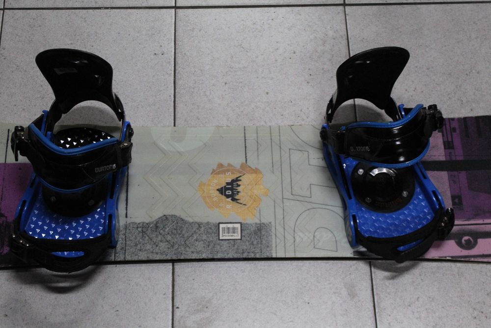 Deska Snowboard BURTON RADIUS 140 cm + Wiązania BURTON
