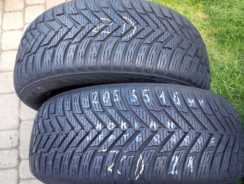 opony 2szt. 205/55/16 Nokian  2021 rok