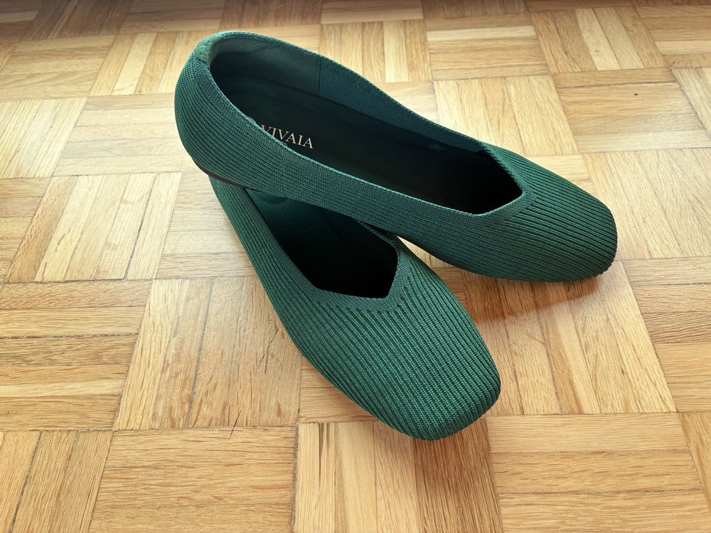 Vivaia, baleriny zielone, rozm 40,5-41