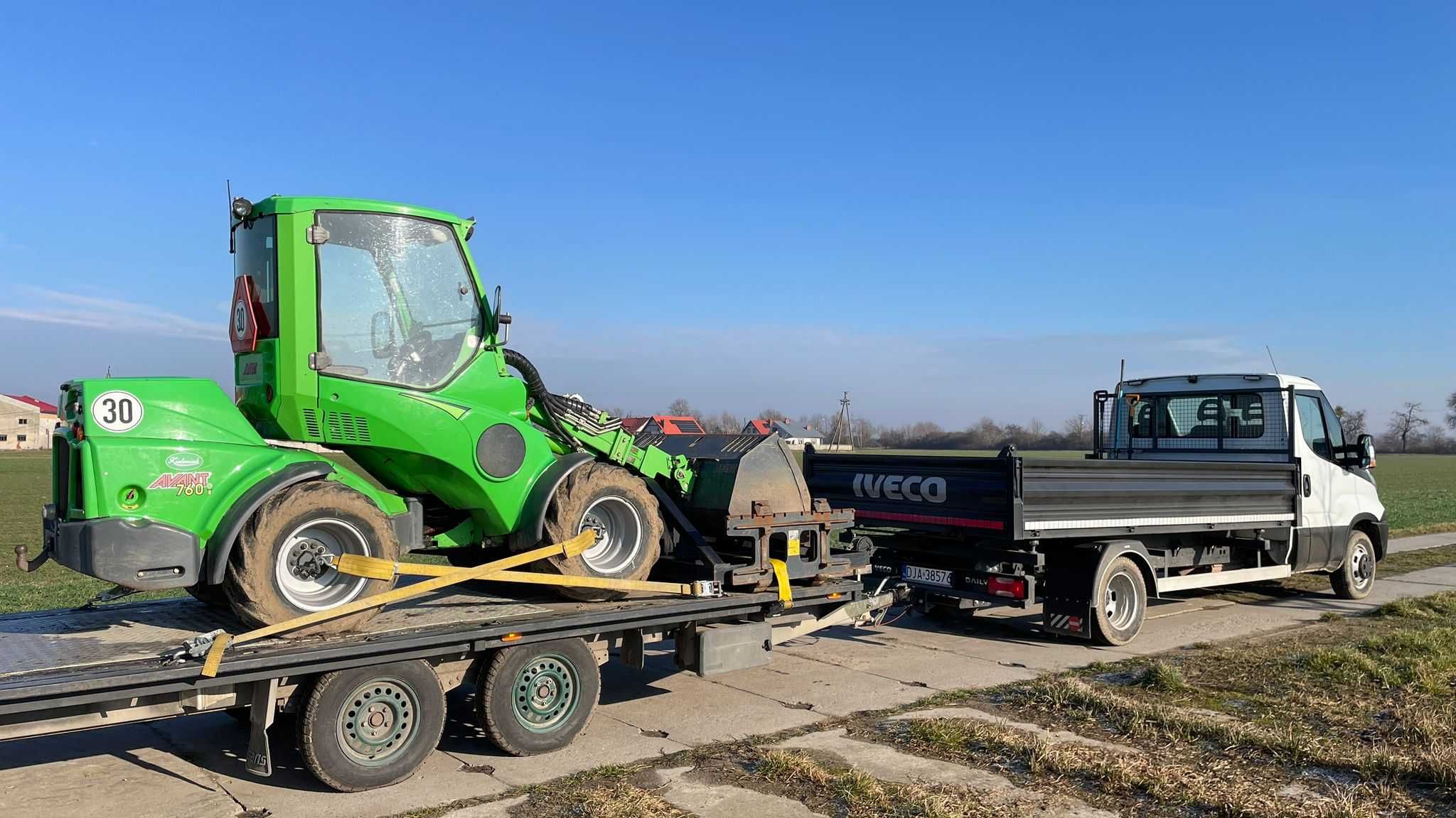 Ziemia Piasek Kamień Minikoparka Ładowarka Kompost Terrawit Drenaż