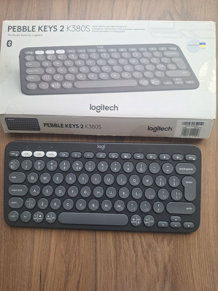 Клавіатура LOGITECH Pebble Keys 2 K380s Graphite