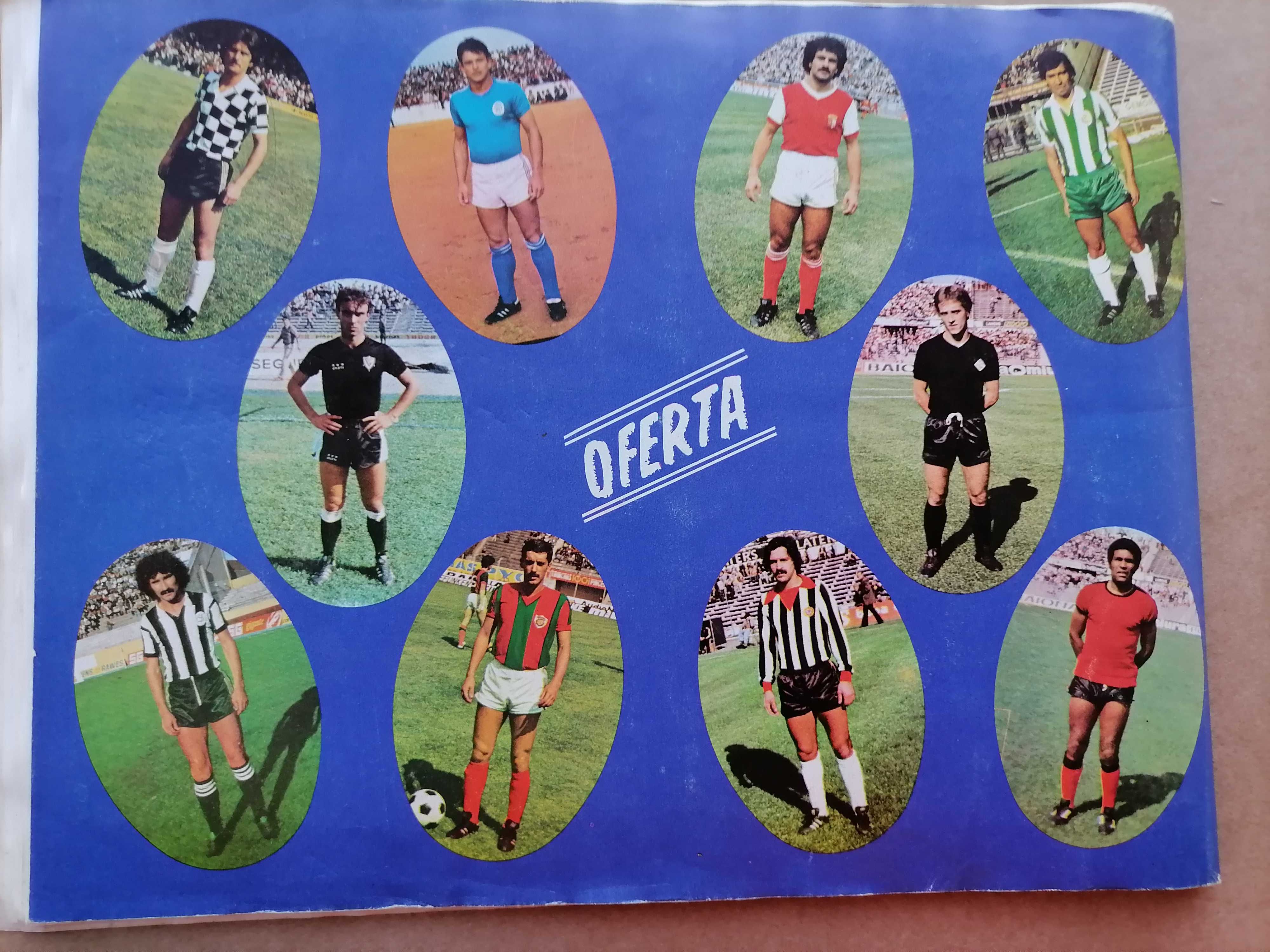 Álbum Cromos de Futebo EQUIPA 1980/81 COMPLETA c/Seleção Portugal