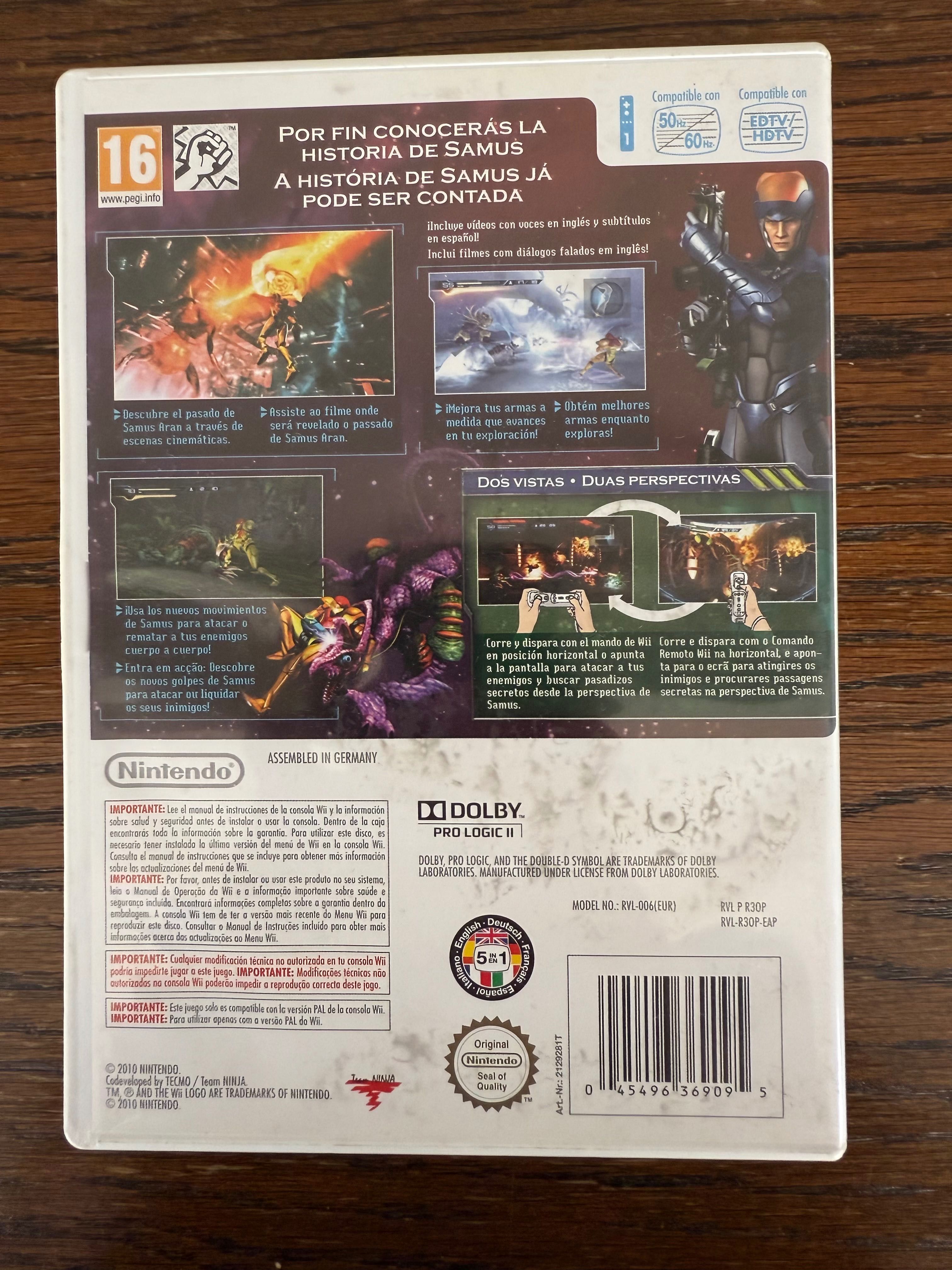 Jogo Wii - Metroid: Other M
