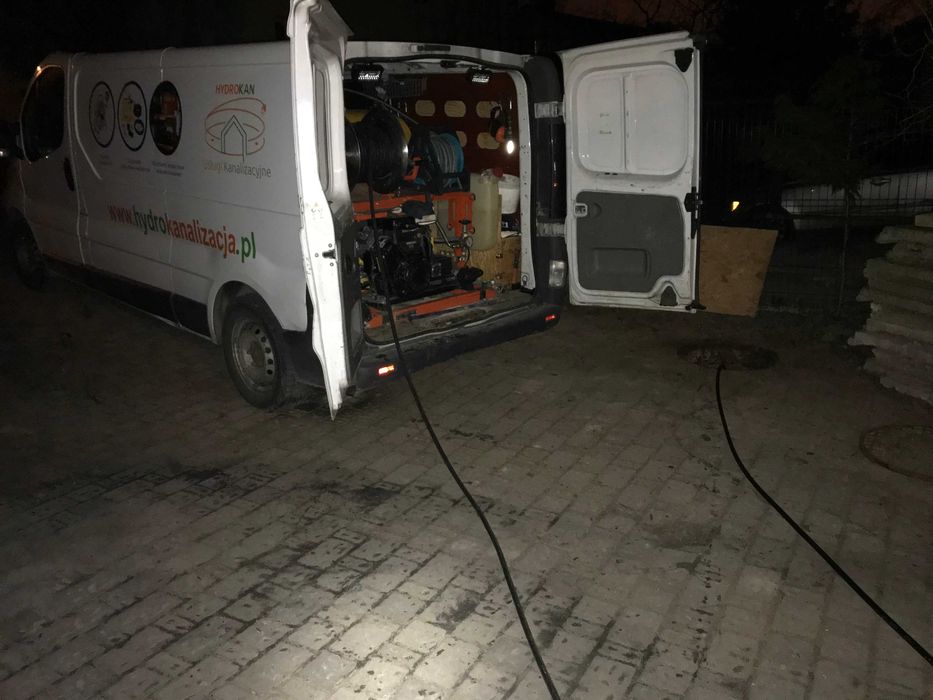 Udrażnianie, przepychanie rur, kanalizacji 24/7 mechanicznie oraz WUKO