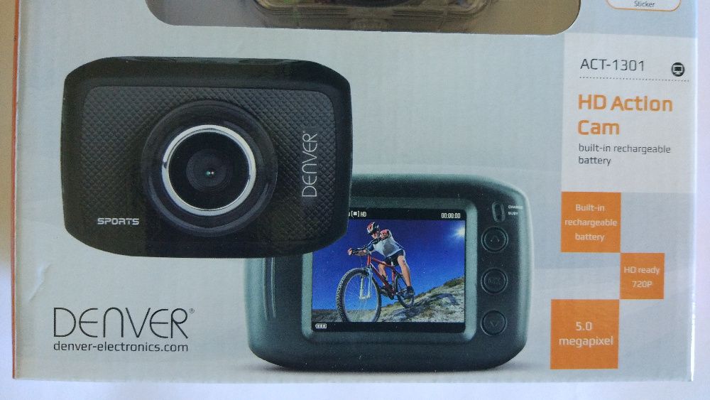 Action Camera Camara de desporto HD Denver ACT-1301