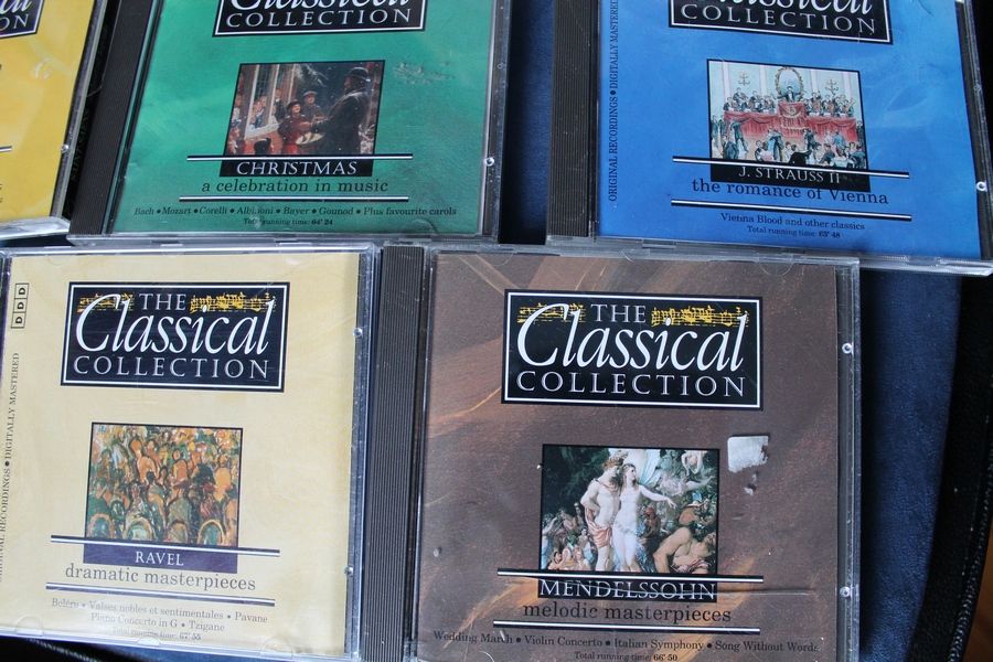 Płyty CD muzyka klasyczna 7 sztuk, idealne
