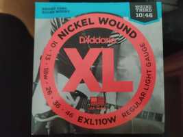 Struny d'addario EXL110W