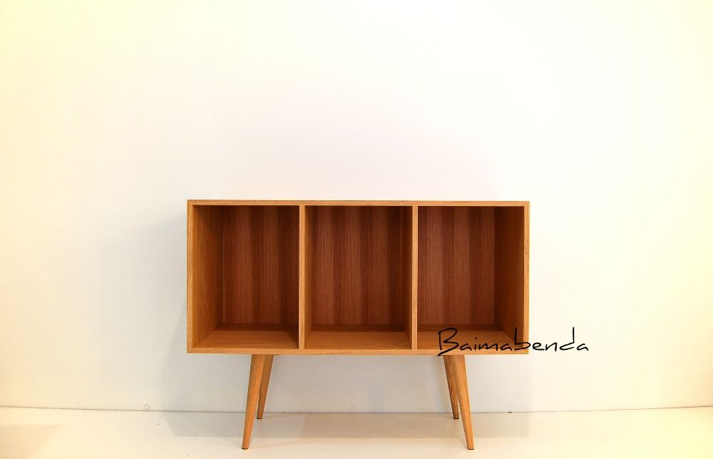 Móvel Aparador para Discos Vinil / Retro / Vintage / Estilo Nórdico