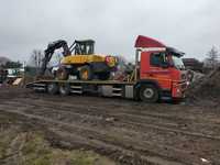 Usługi transportowe laweta holowanie transport maszyn