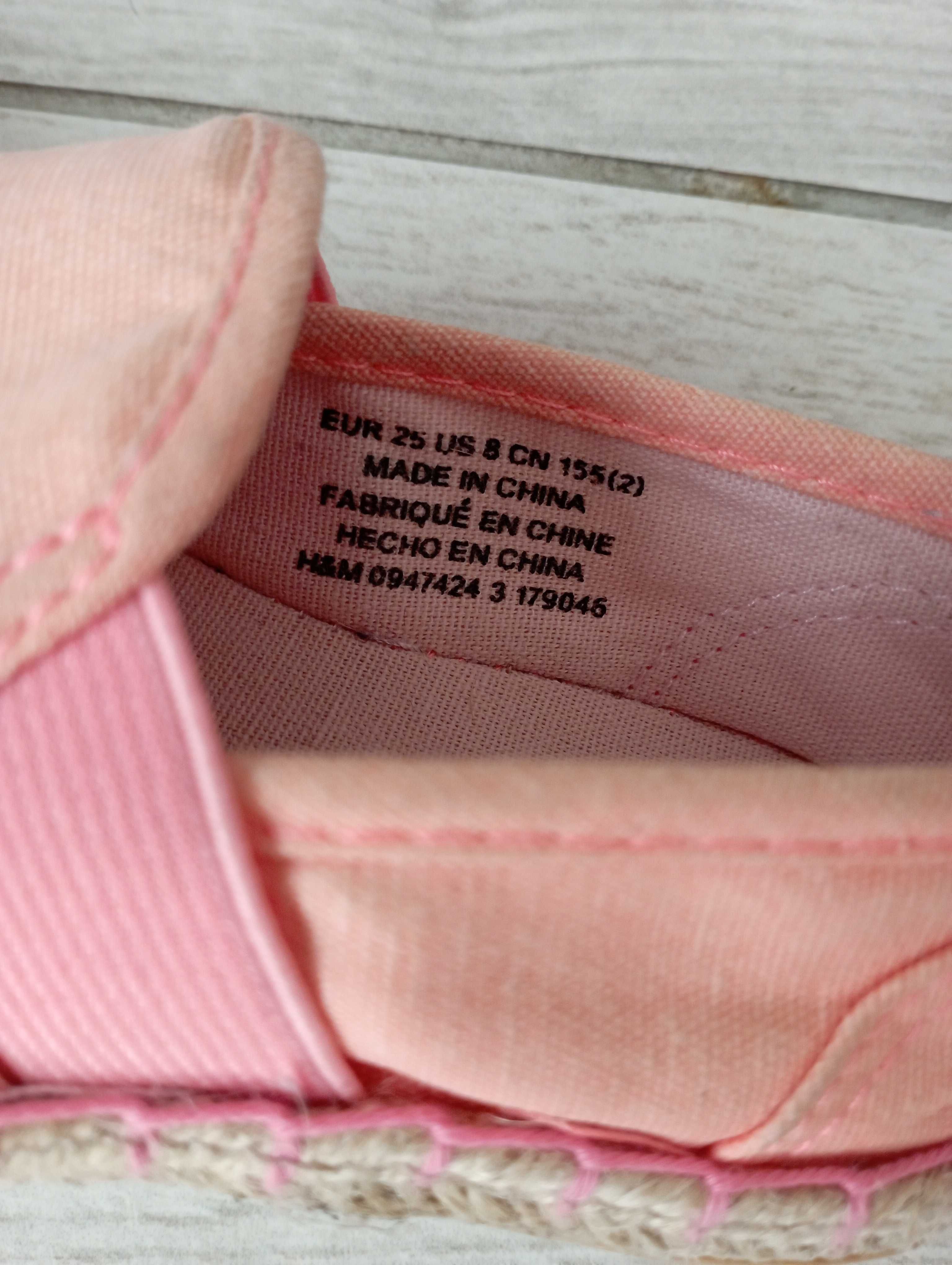 Espadryle dziewczęce