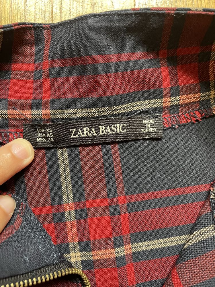 Vestido Xadrez Zara