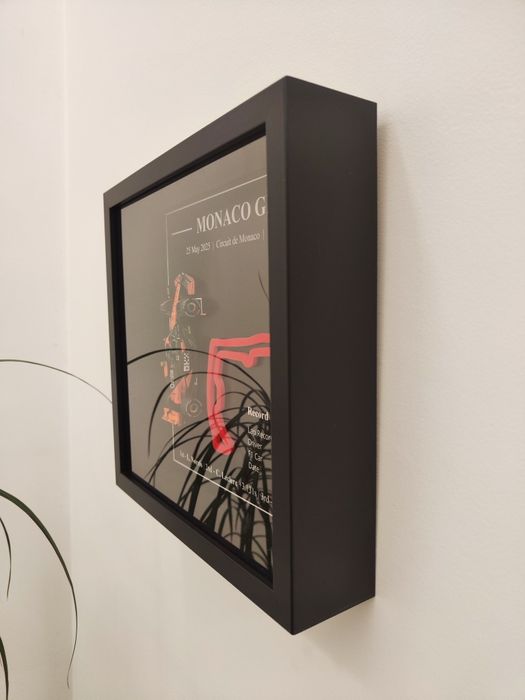 Quadro formula 1 F1  vitória Lando Norris Monaco 2025