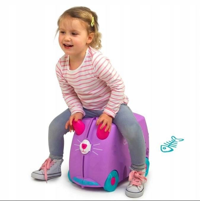 Jeżdżąca Walizka Jeździk Trunki Kotek Podręczna