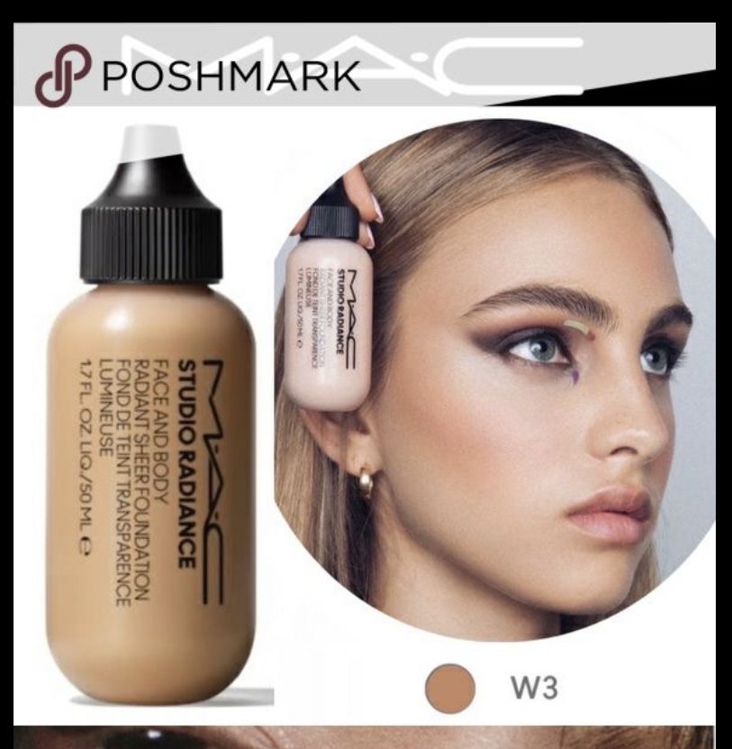 MAC studio radiance тон основа для обличчя і тіла коліp W2;W4;N4