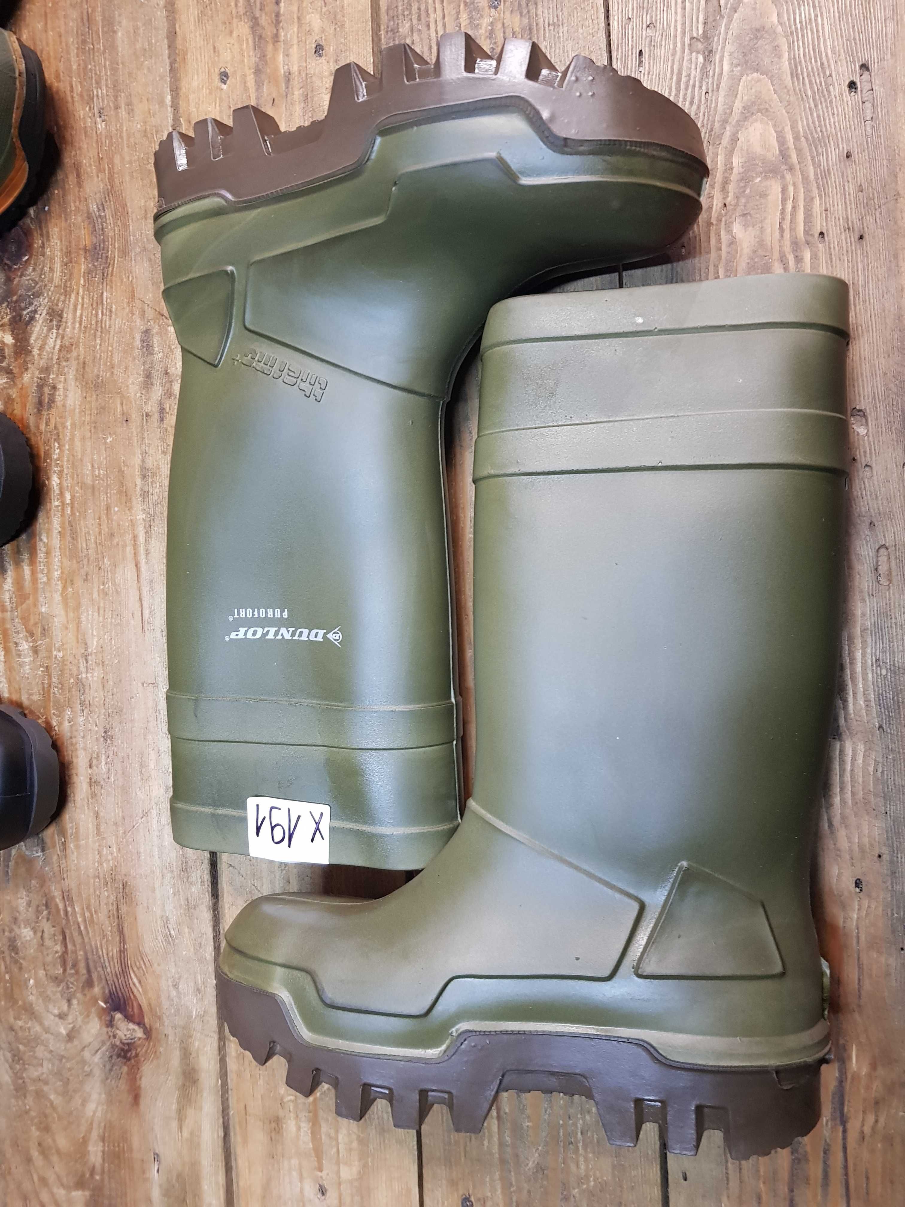Kalosze robocze DUNLOP rozm 43 wkł 28,5 cm S3