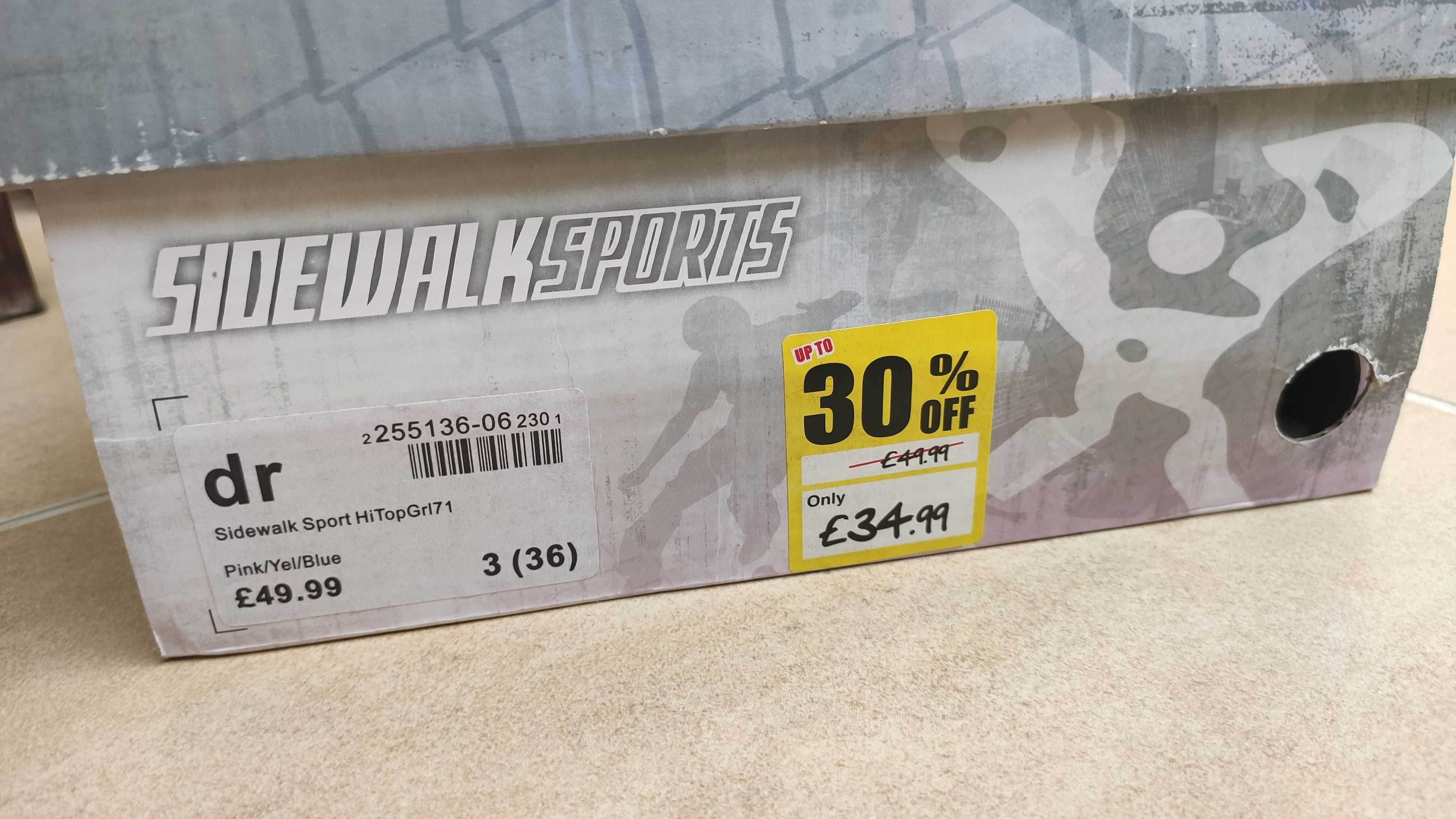 Rolkobuty Heelys, Sidewalksports rozm. 36 (UK 3)