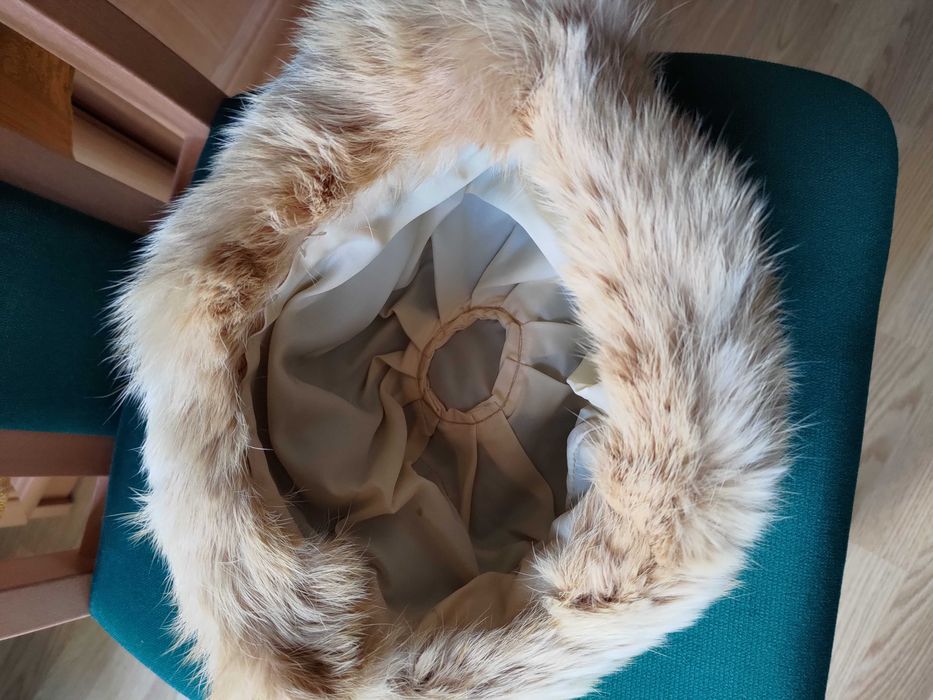 Czapka futerko z królika