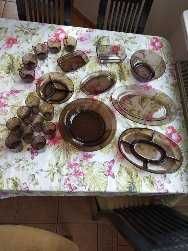 Półmisek dzielony z okresu PRL duralex