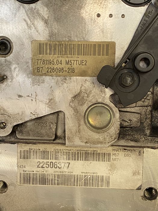 Двигун BMW E60 E61 M57n2 3.0 Дизель Рест M57 306D3 Двигатель Е60 Рест