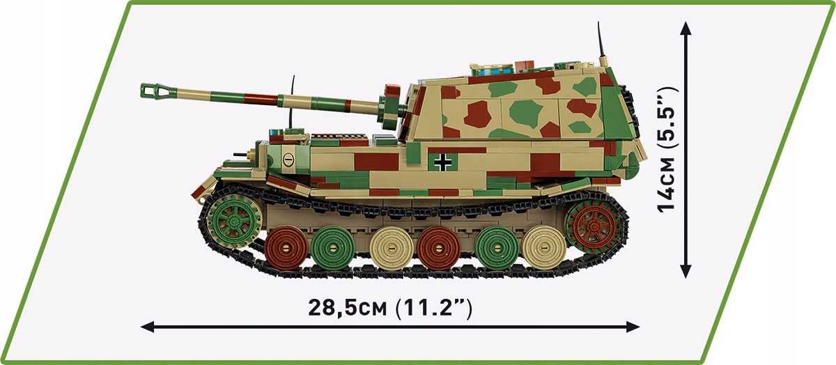 Конструктор COBI Танк Слон Panzerjäger Tiger (P) Elefant COBI-2582