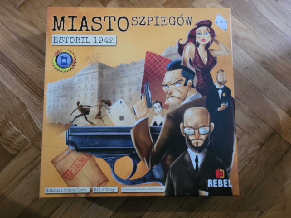 Miasto Szpiegow Estoril 1942 + podwojny agent + promo