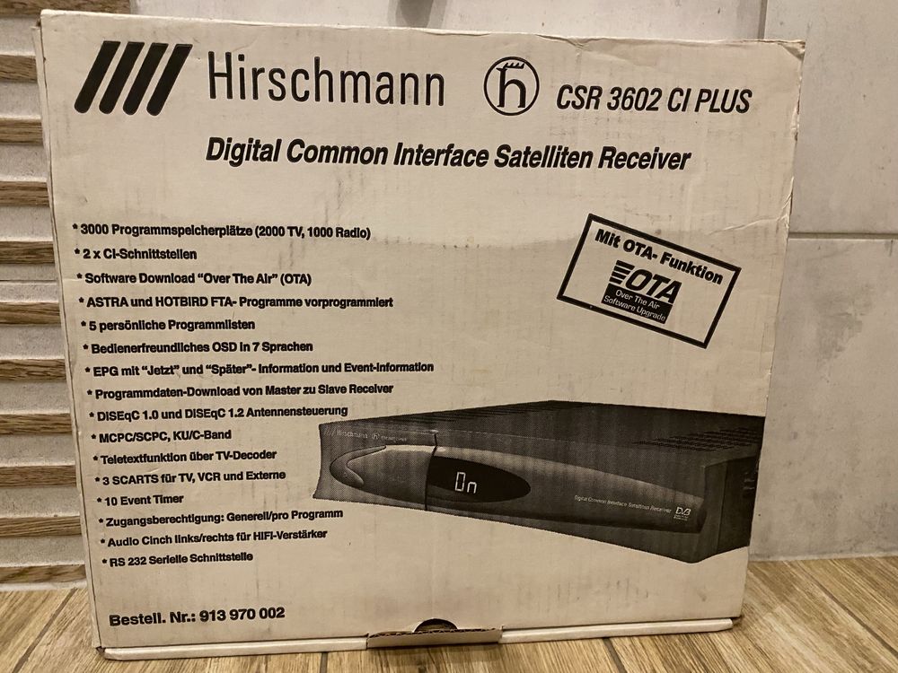 Hirschmann tuner dekoder