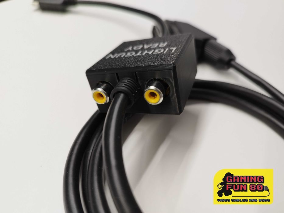 Sony Playstation 1 - Cabo Scart RGB Csync Guncon