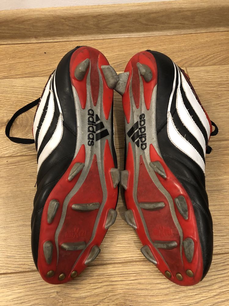 Adidas Predator 46 korki FG rzadkie czarne skóra