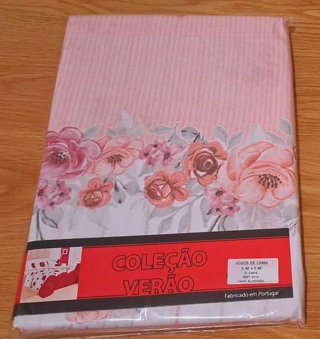 Jogo de Cama Motivo Florar (Novo)