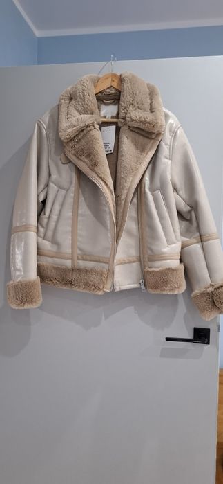 Kurtka kożuch Rozm M h&M nowy