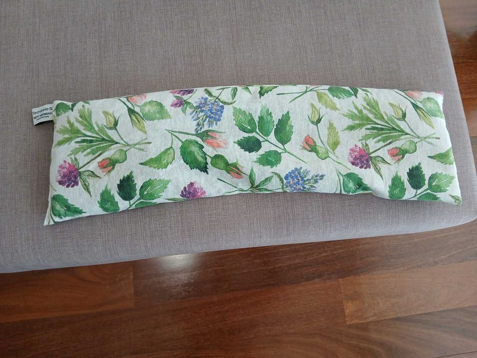 Almofada Terapêutica De Caroços De Cereja 45X15cm