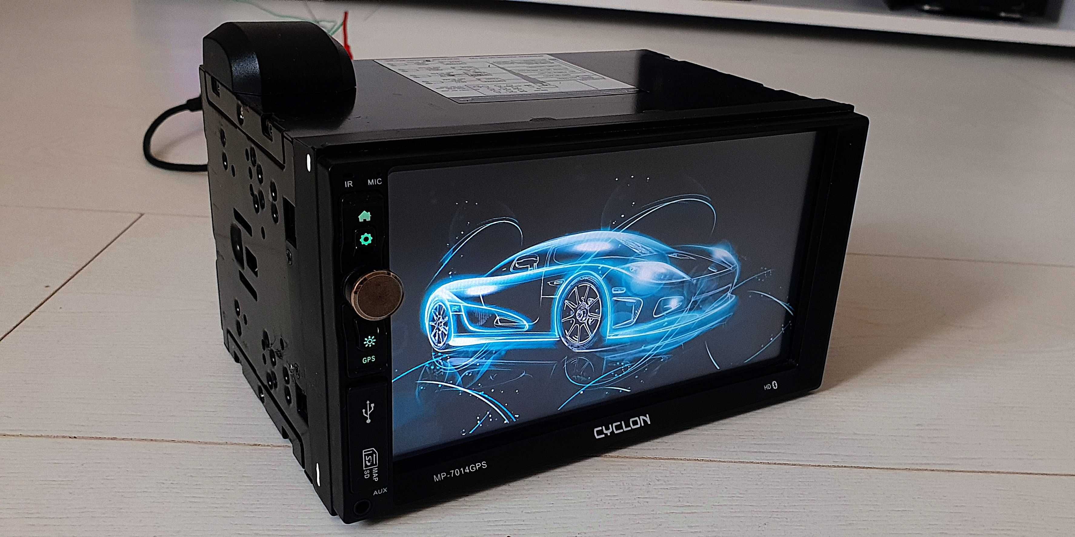 Cyclone процессорная Магнитола, Спутниковый  GPS+Bluetooth+USB