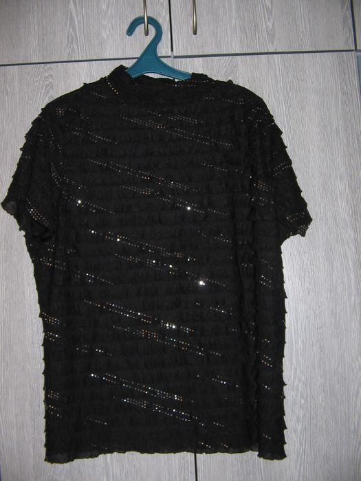 Блузка Tan Jay   черная легкая