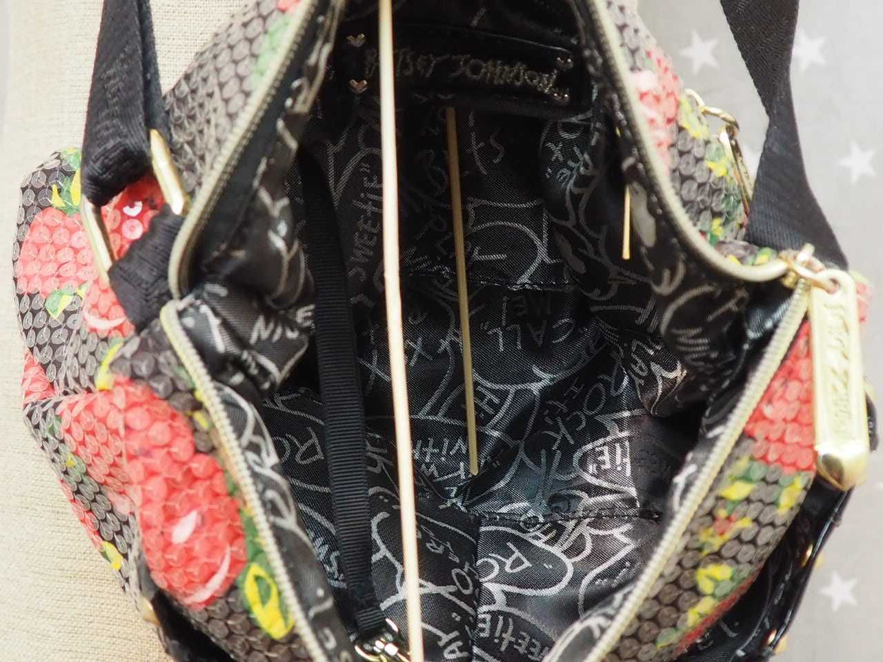 Torebka Betsey Johnson róże emo