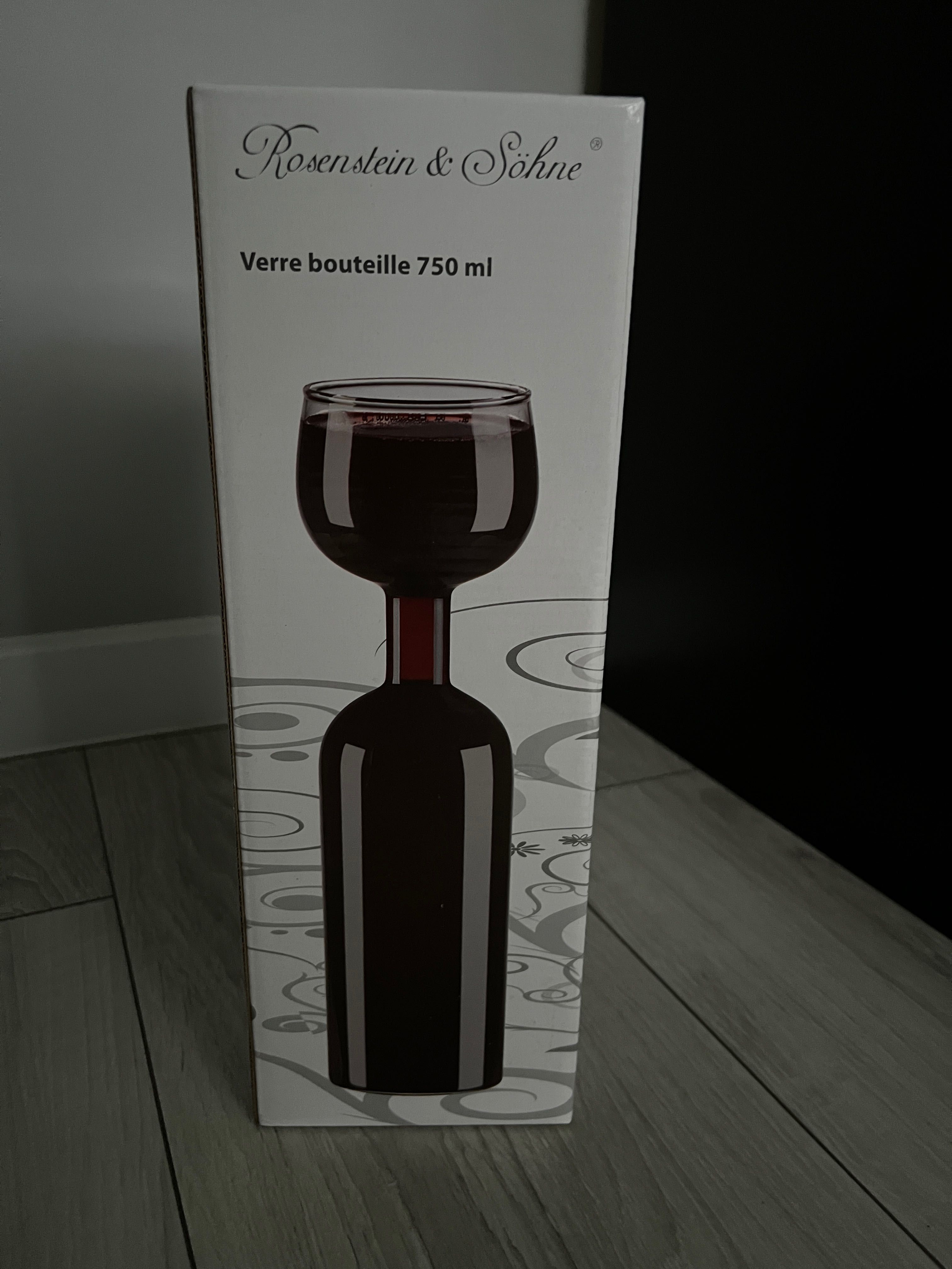 Kieliszek butelka do wina