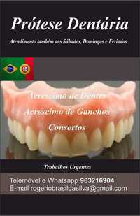 Arranjos e confecção de Prótese Dentária