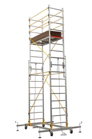 Andaime Móvel Aluminio Profissional Certificado 7.02mts