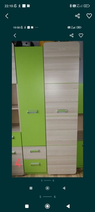 Meblościanka, szafa, komoda