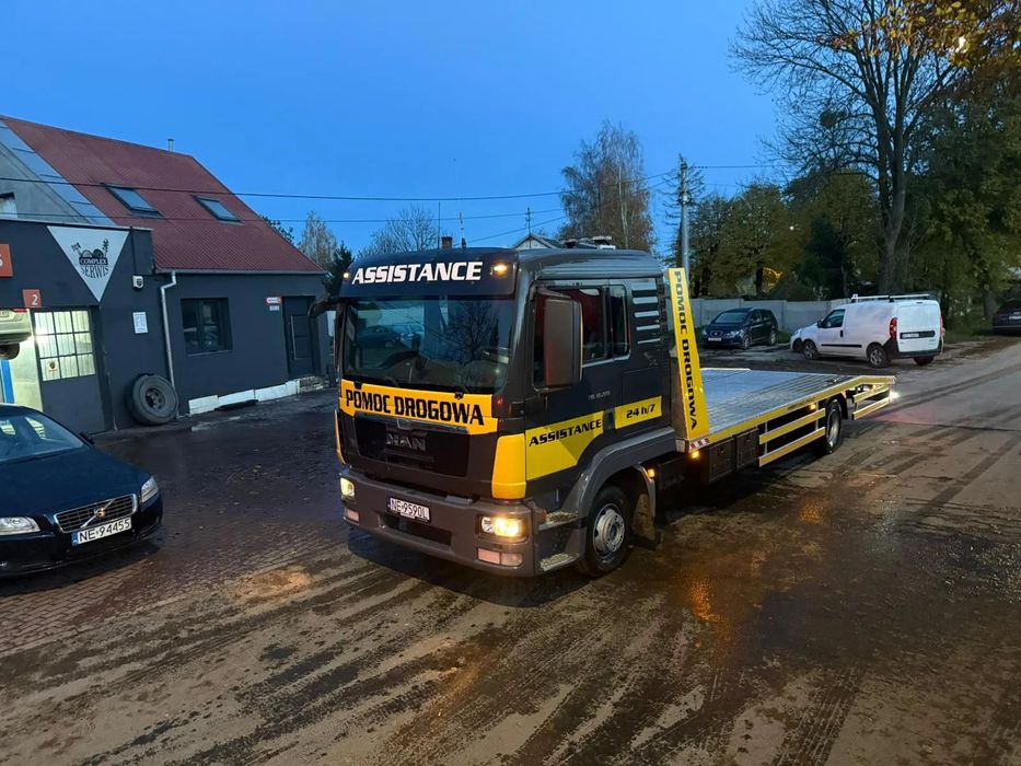 MAN TGL 12-220  Pomoc drogowa autolaweta Man TGL 12-220