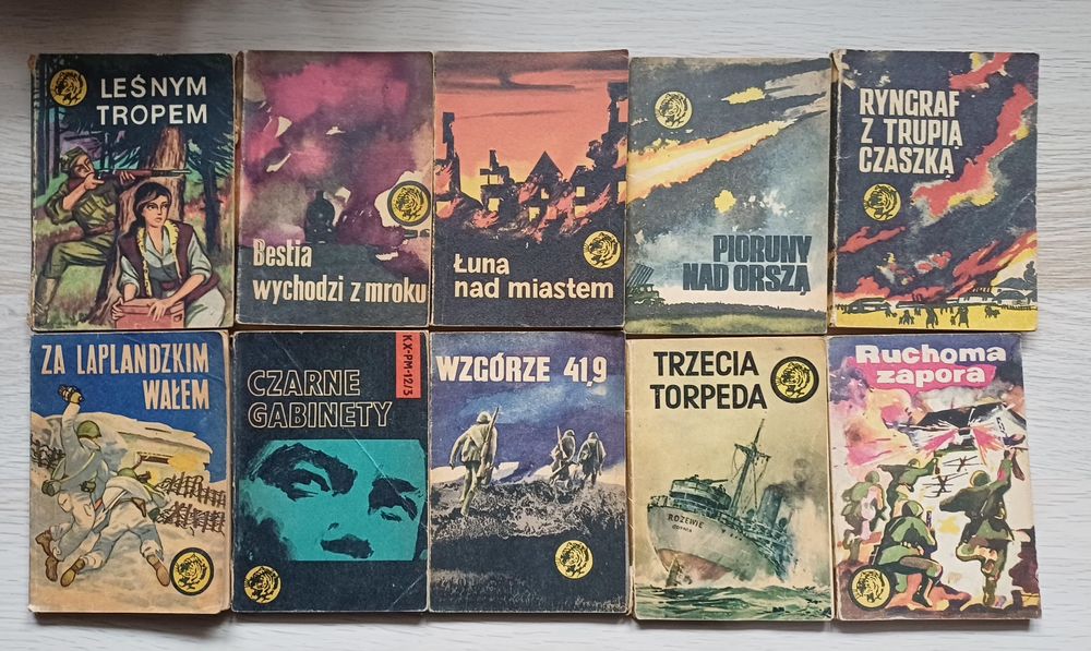 Książki Tygrys seria z rocznika 1973