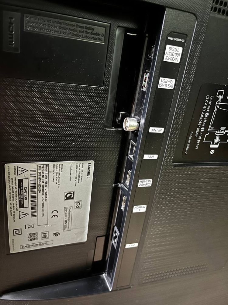 Телевізор Samsung UE43TU7005K Smart TV 4K