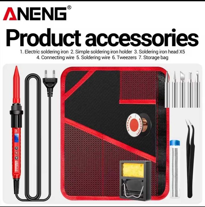 Набор для пайки. Паяльный набор. Паяльник.