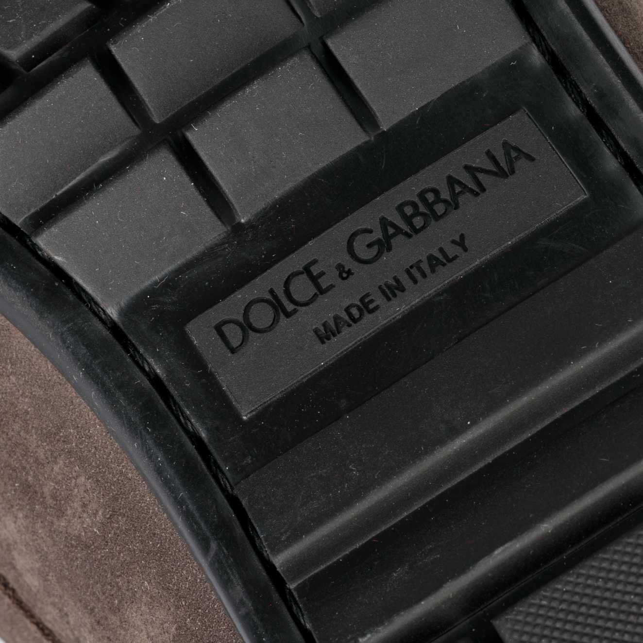 DOLCE&GABBANA luksusowe włoskie mokasyny loafersy BROWN