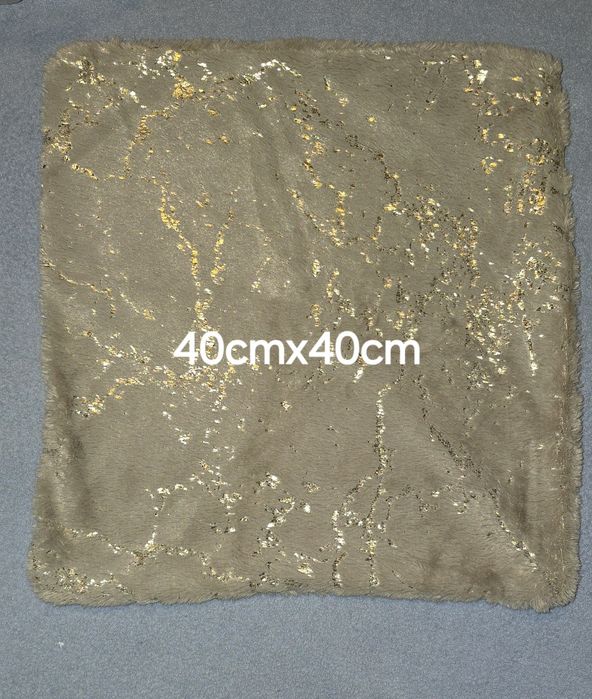 Poszewka na poduszkę złota 2szt.