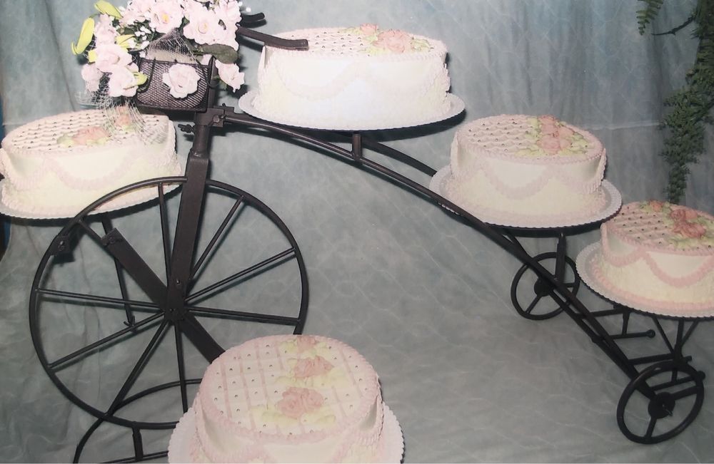 Patera na 5 tortów w kształcie rowerku