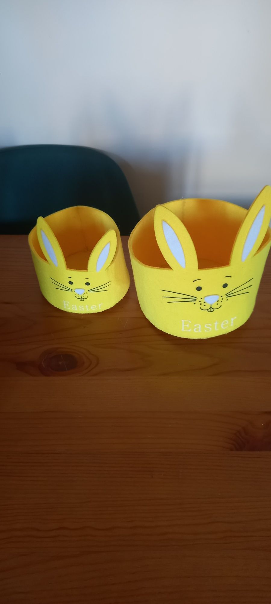 Dwa nowe pojemniki wielkanocne z filcu
