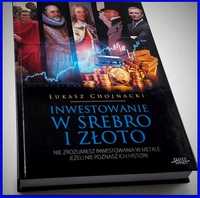 Inwestowanie w srebro i złoto twarda oprawa - nowiutka na prezent