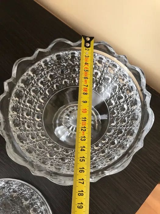 Ваза салатница Конфетница. 50-х років.Ваза Цукерниця Рідкісна Кришталь