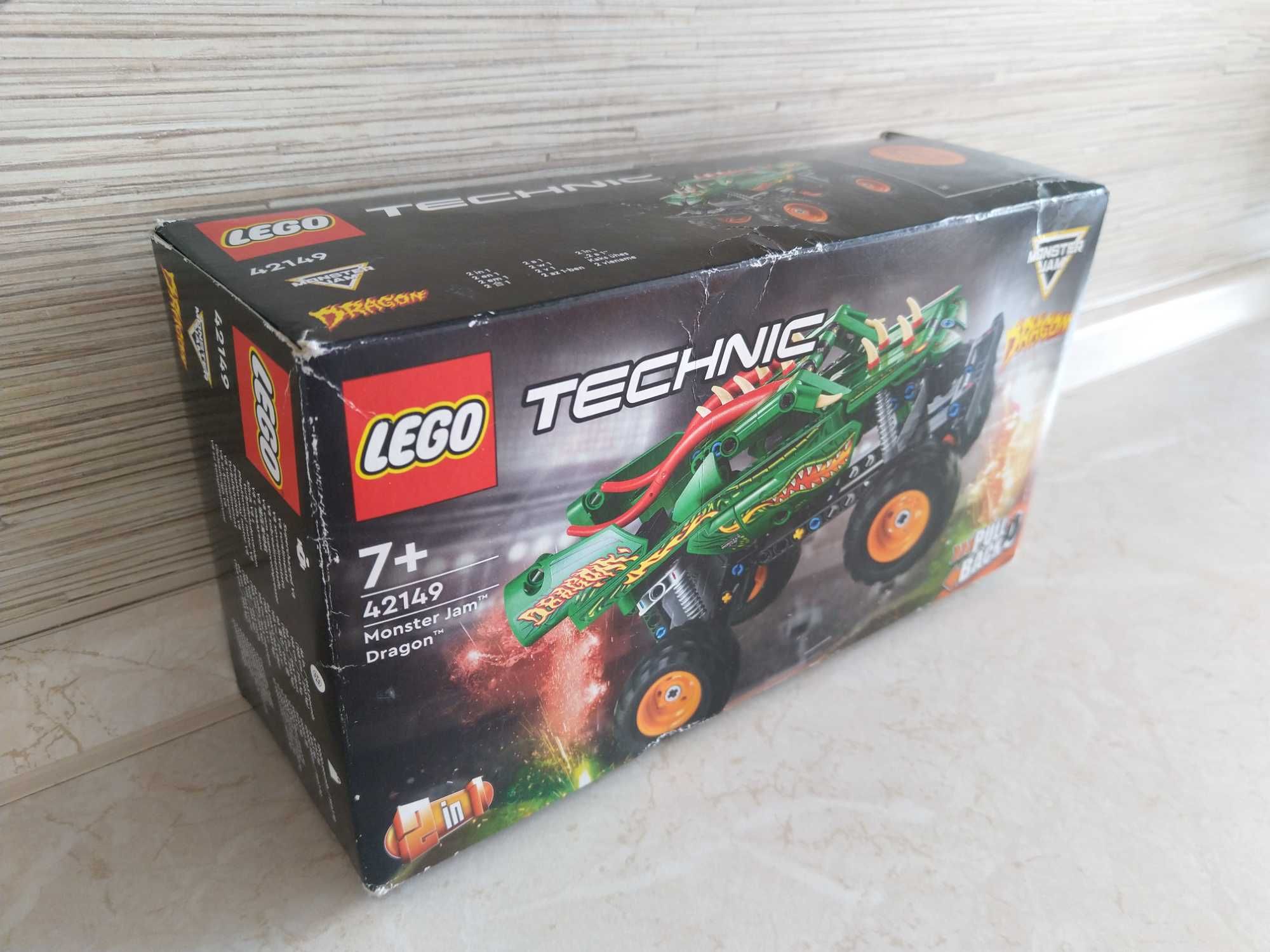 OKAZJA Lego Technic auto samochód terenowy monster jam dragon Wysyłam